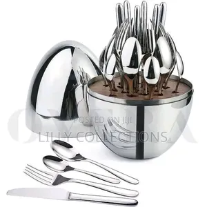 Egg Shaped Cutlery Set