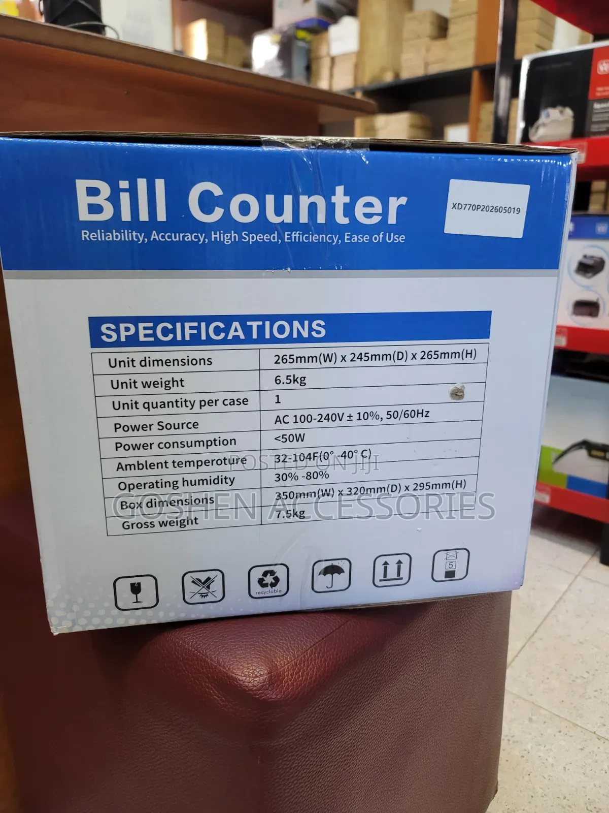 Xd-770p Mix Value Bill Counter.