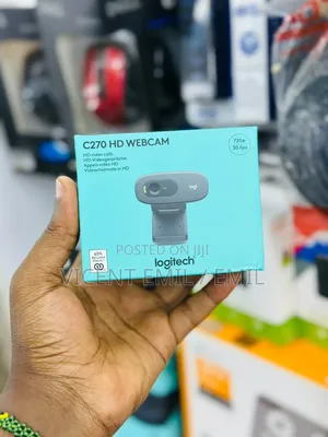 Logitech C270 HD Webcam Original 720p/30fps