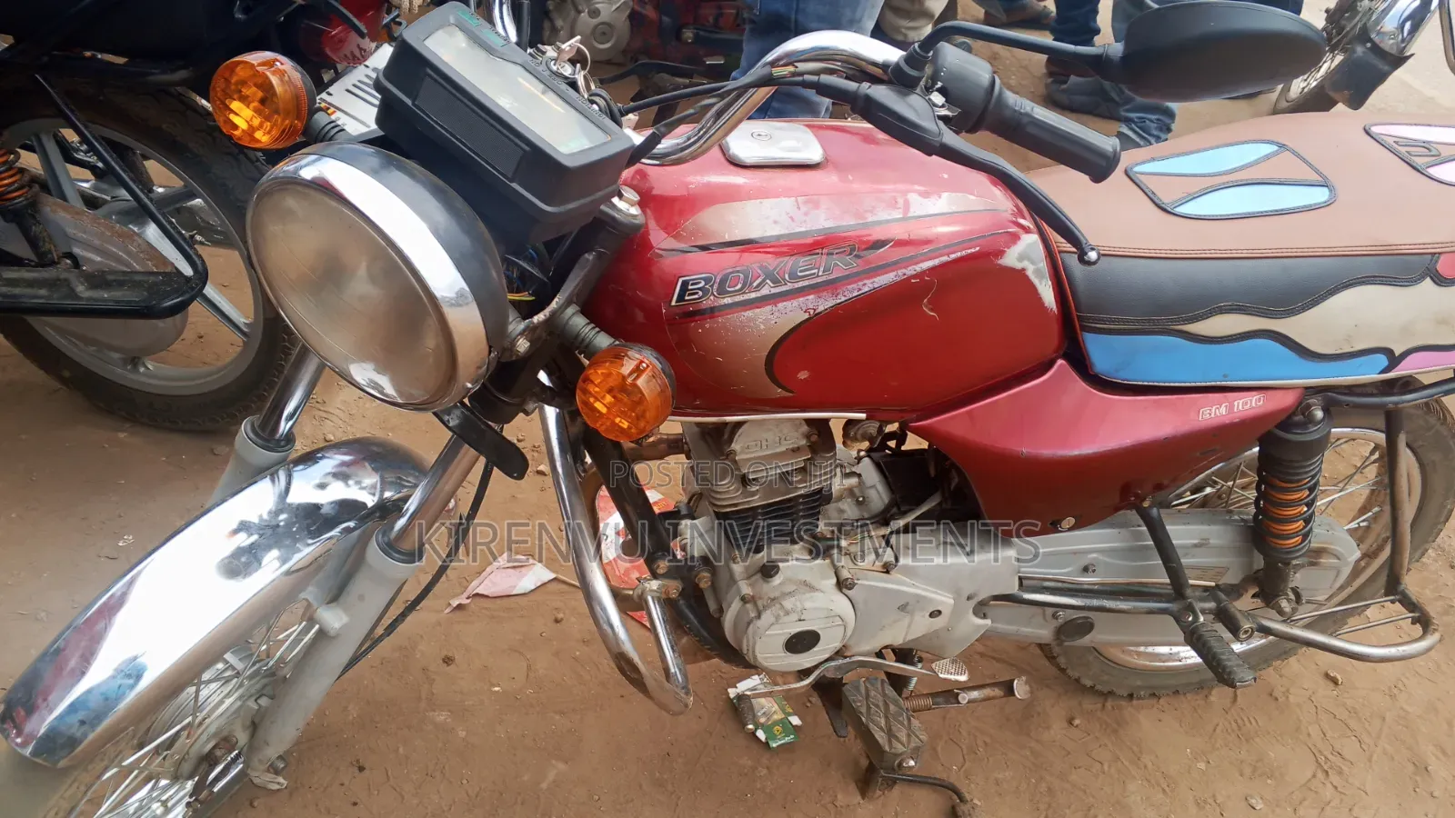 Bajaj Boxer 100 2015 Red