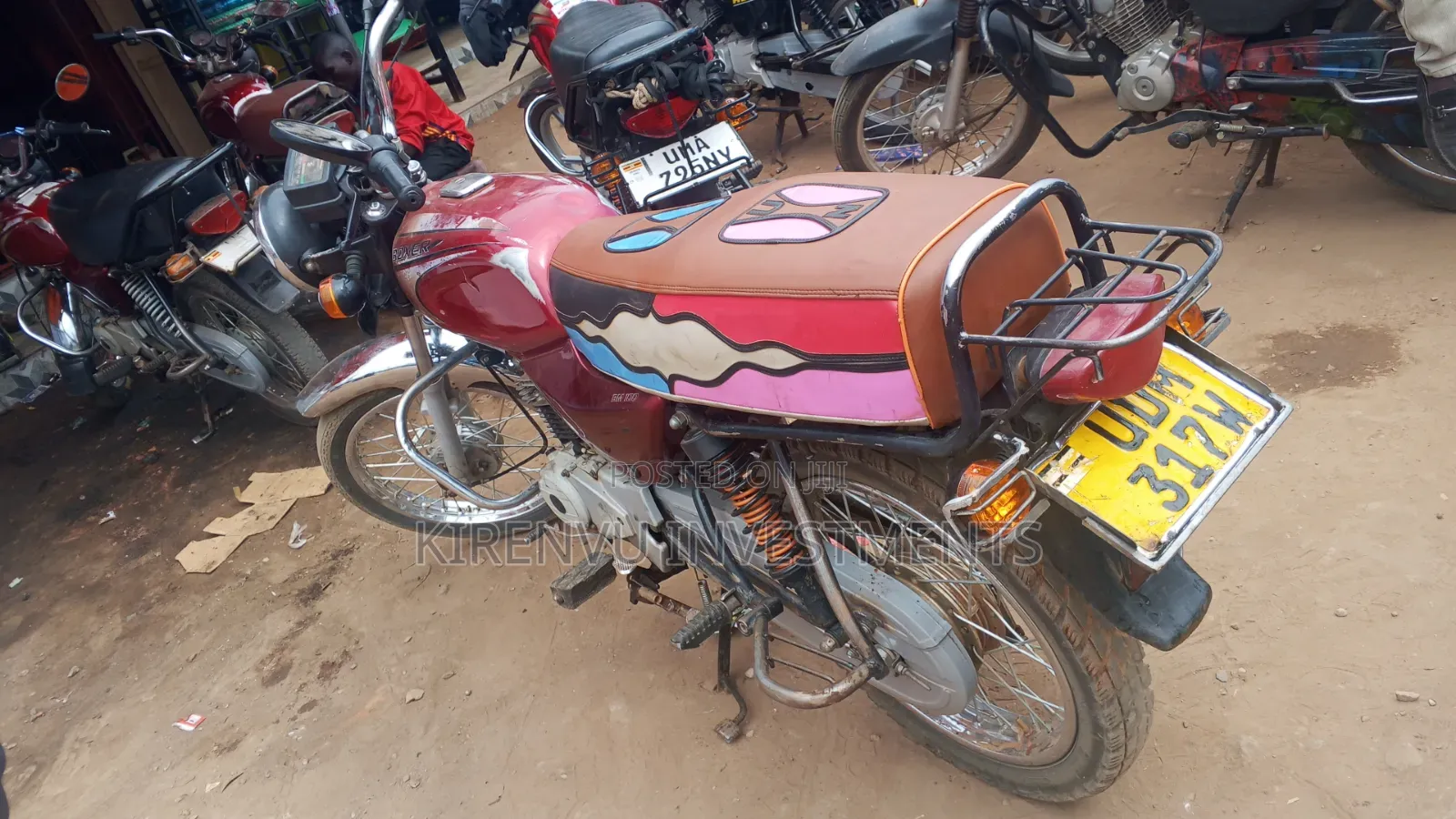 Bajaj Boxer 100 2015 Red