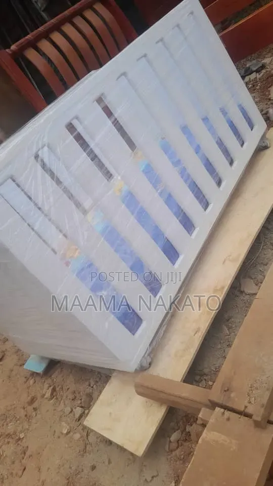 Baby Cot Available in White Color and a Mattress Call