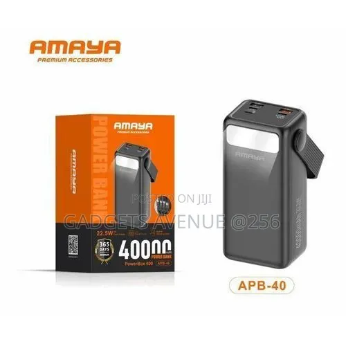 Amaya PowerBox 40,000mAh Portable Power Bank With 22.5W Fast Charging