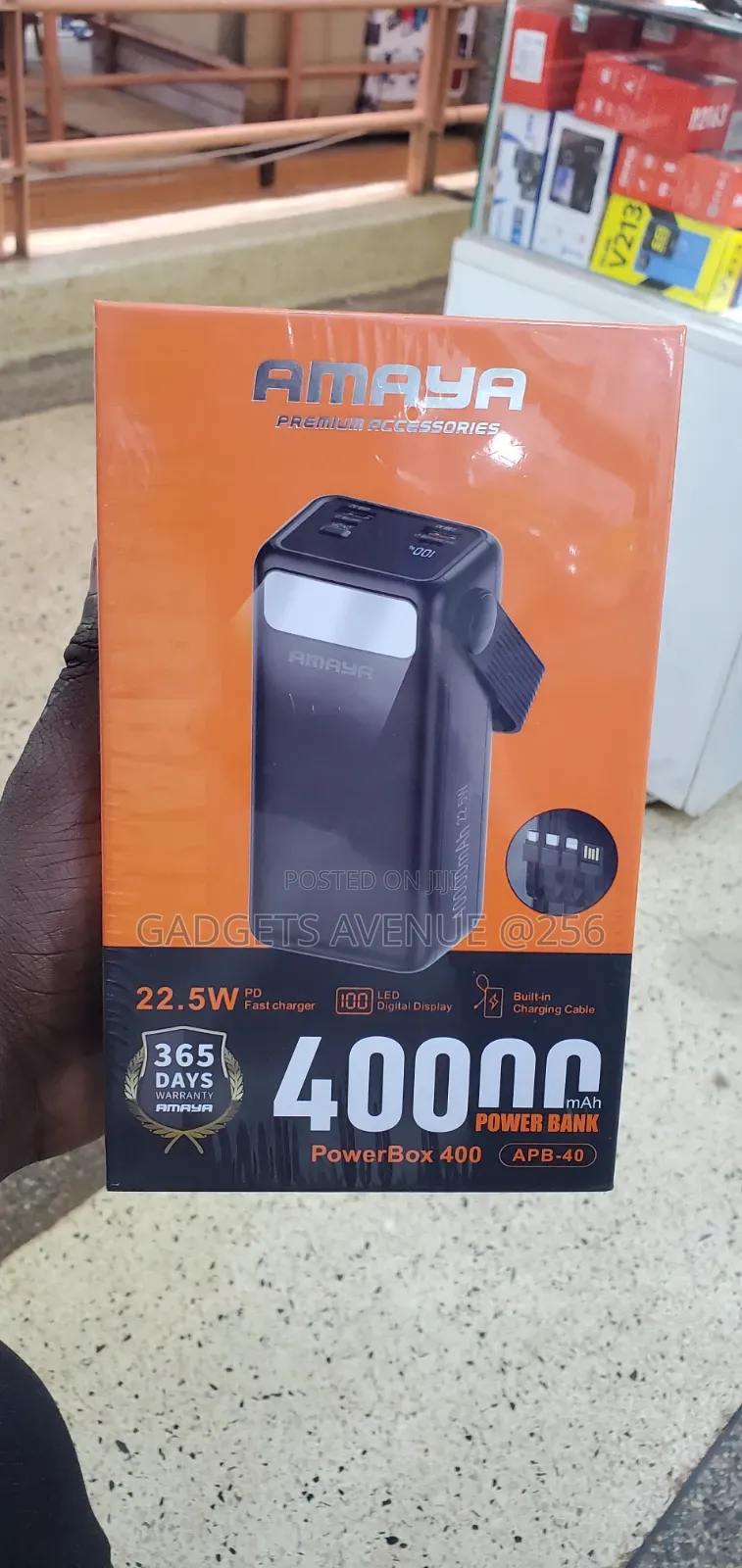 Amaya PowerBox 40,000mAh Portable Power Bank With 22.5W Fast Charging