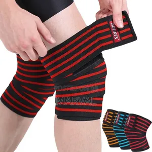 Fitness WeightLifting Leg Knee Compression Straps