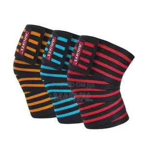 Fitness WeightLifting Leg Knee Compression Straps