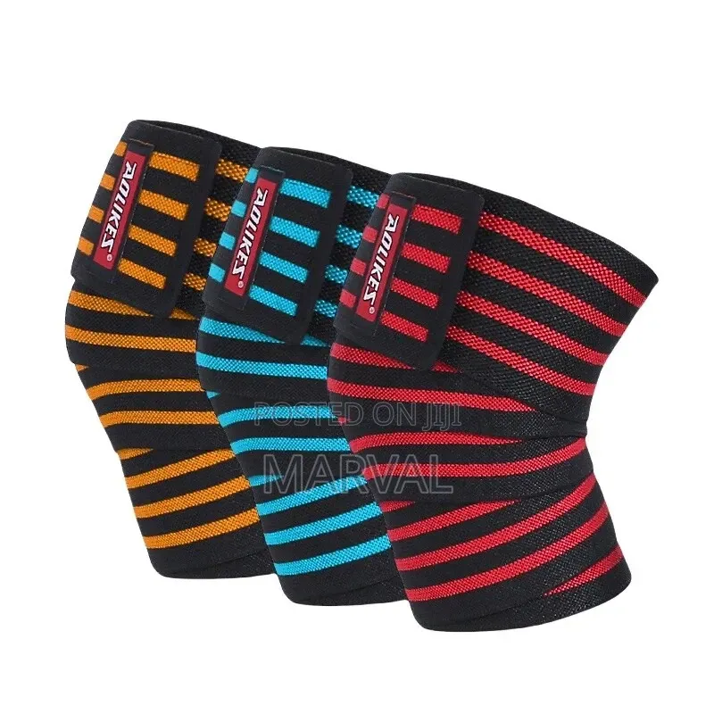 Fitness WeightLifting Leg Knee Compression Straps