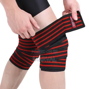 Fitness WeightLifting Leg Knee Compression Straps