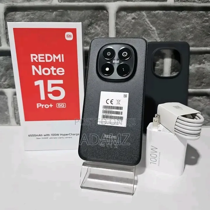 New Xiaomi Redmi Note 15 Pro+ 512 GB Black