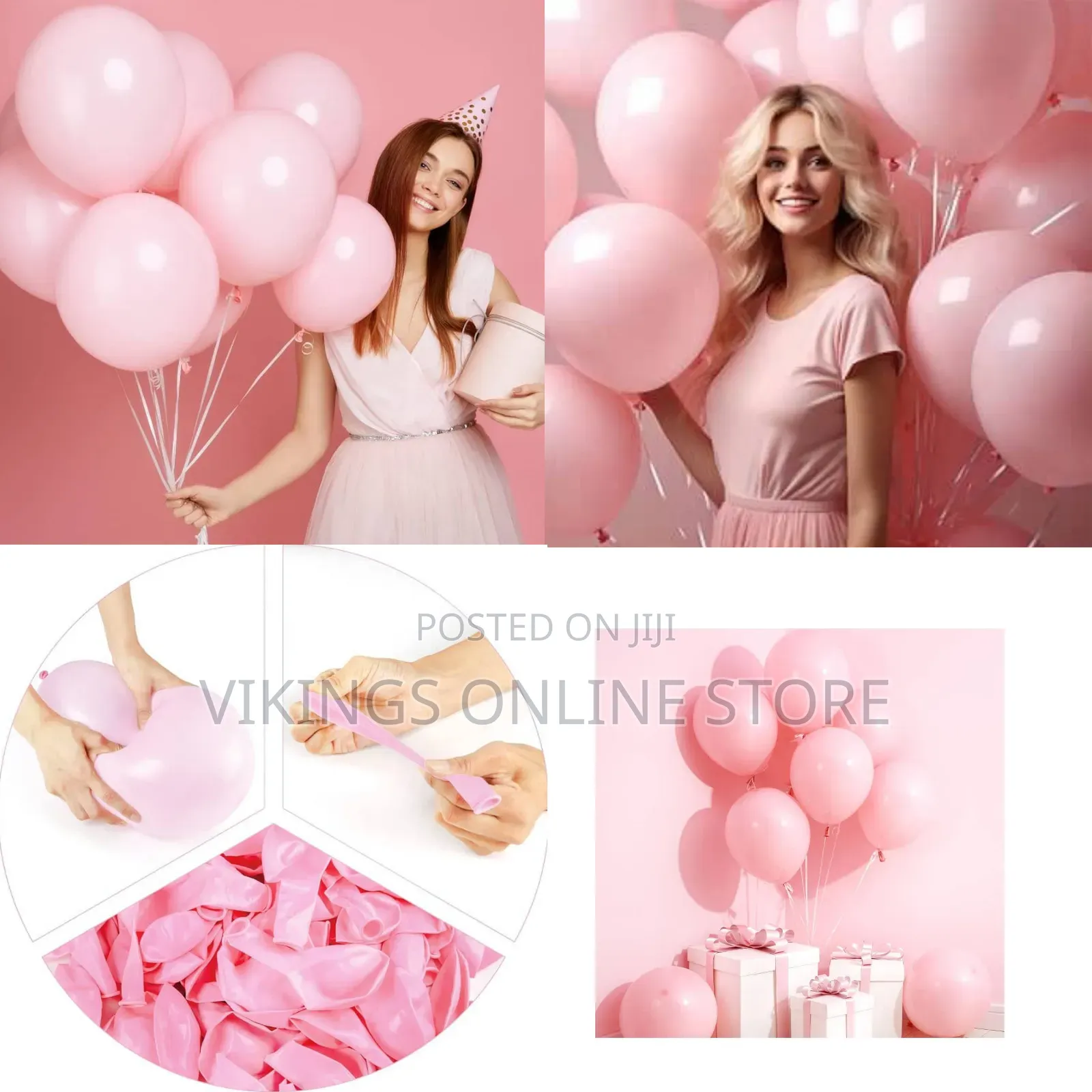 12 Inch Baby Pink Latex Party Balloons Helium Quality for Gender