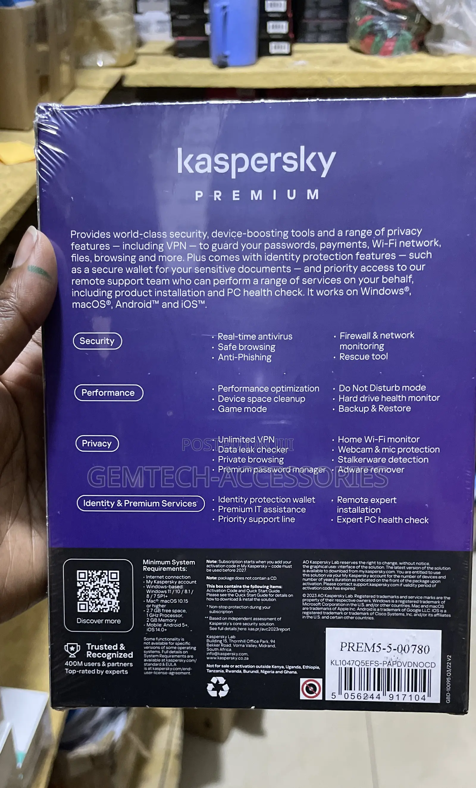 Kaspersky Premium Total Security 5 Users