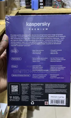 Kaspersky Premium Total Security 5 Users