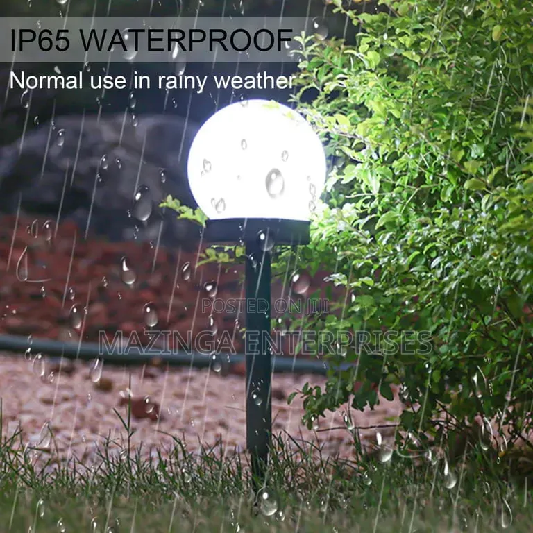 4pc Solar Globe Garden Lights Fr Yard Patio,Walkway,Landscape,Pathway