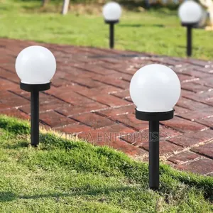 4pc Solar Globe Garden Lights Fr Yard Patio,Walkway,Landscape,Pathway