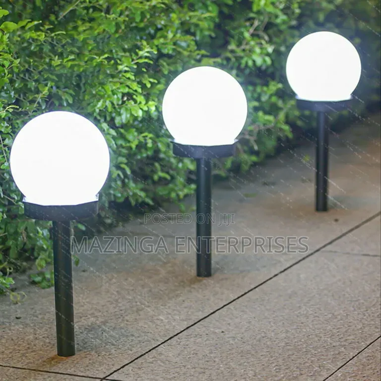 4pc Solar Globe Garden Lights Fr Yard Patio,Walkway,Landscape,Pathway