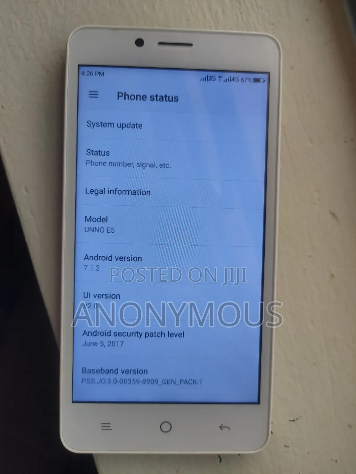 Mobile Phone 16 GB Gold
