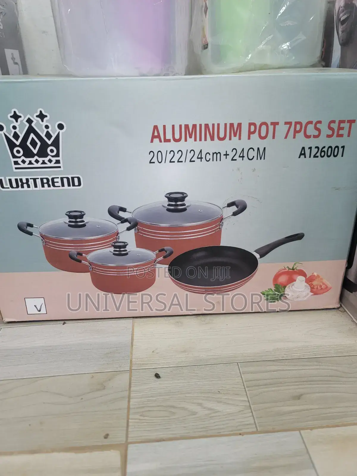 7pcs Aluminum Cookware Set