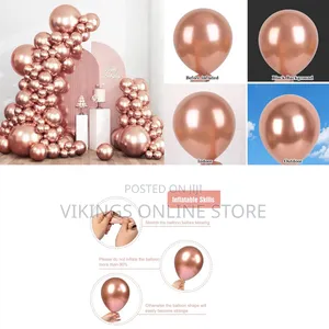 50 PCS Rose Gold Balloons 12 Inch