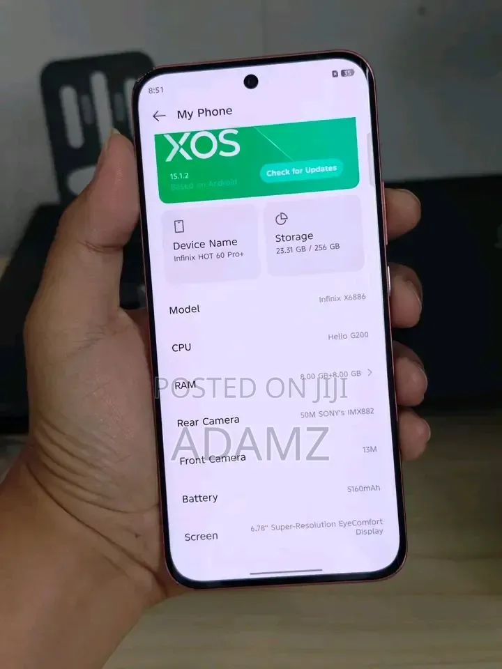 New Infinix Hot 60 Pro+ 256 GB Gray