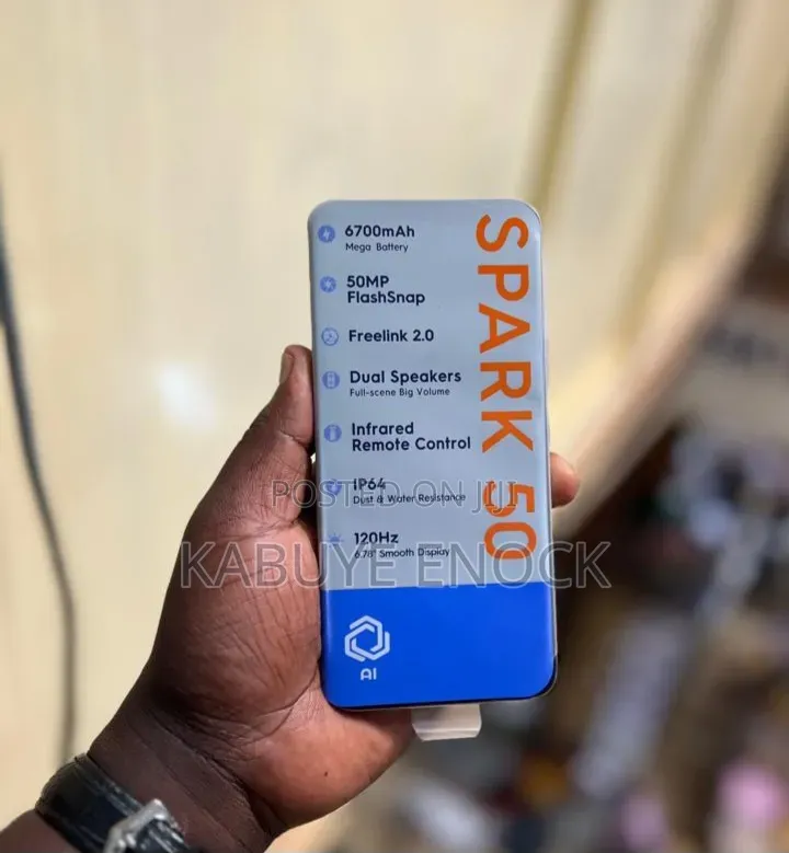 New Tecno Spark 50 128 GB Purple