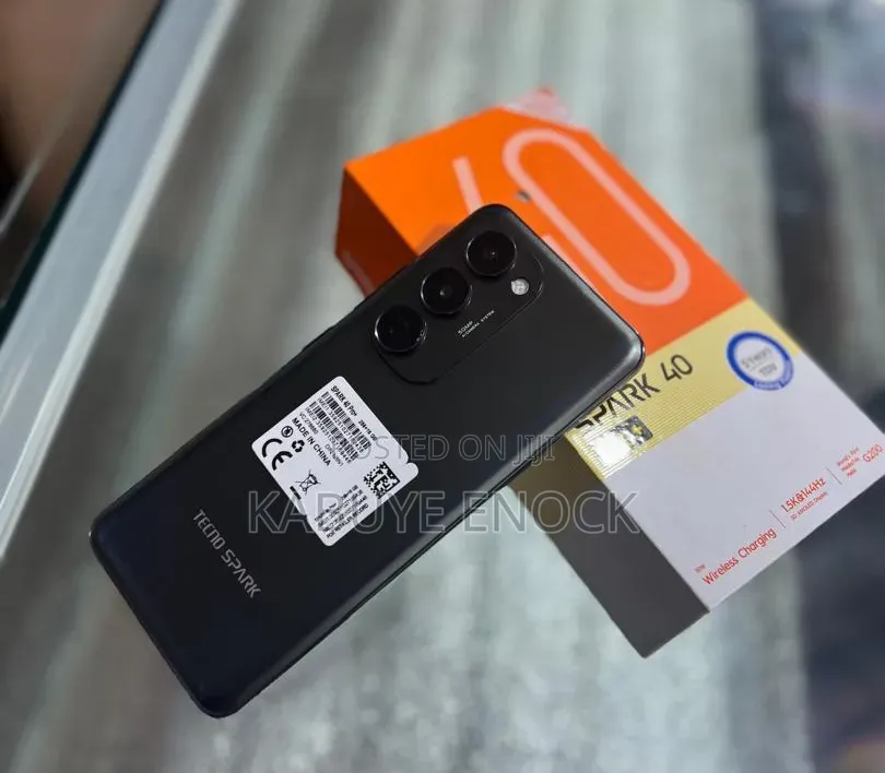 New Tecno Spark 40 Pro+ 256 GB Black