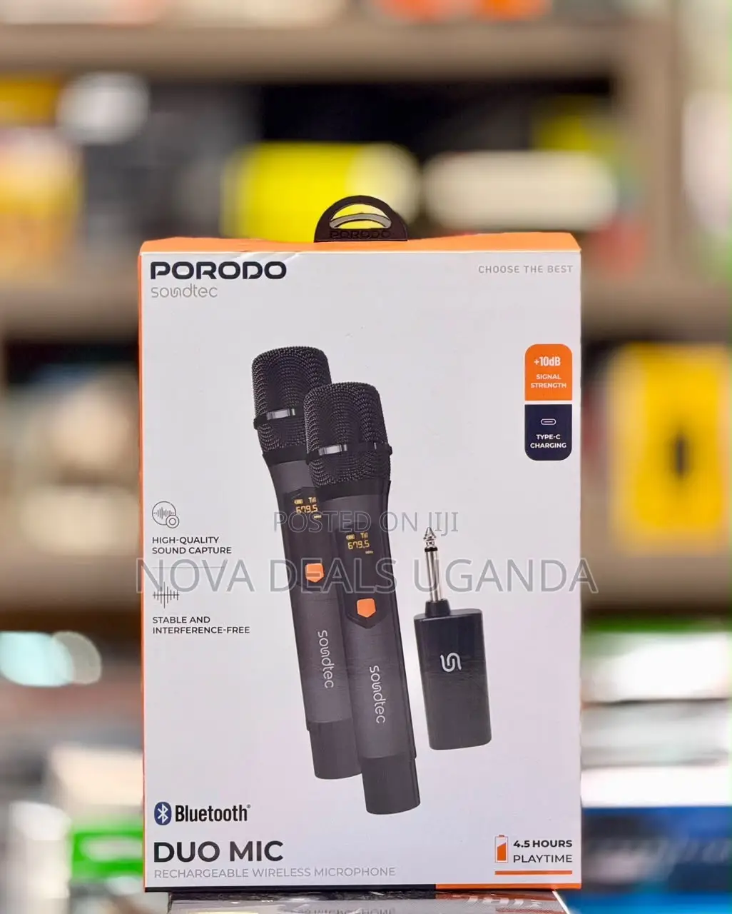 Soundtec Duo Mic Aluminum Rechargeable Wireless Microphone