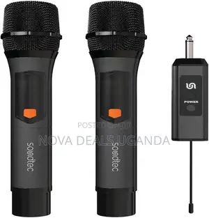 Soundtec Duo Mic Aluminum Rechargeable Wireless Microphone