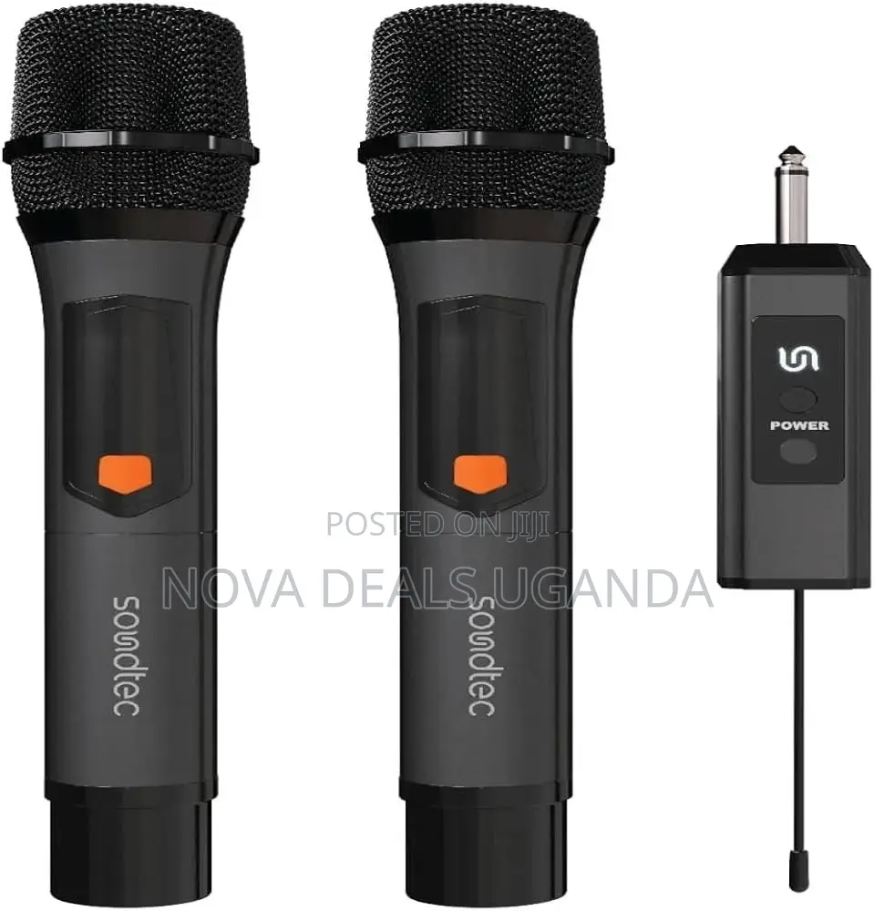 Soundtec Duo Mic Aluminum Rechargeable Wireless Microphone