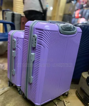 Stripped Locker Suit Case