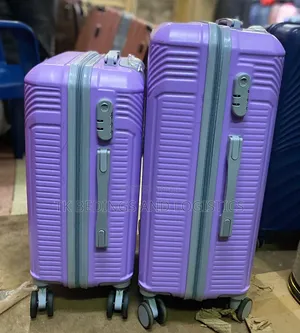Stripped Locker Suit Case