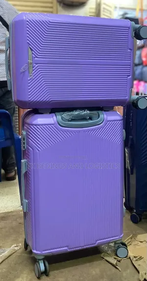 Stripped Locker Suit Case