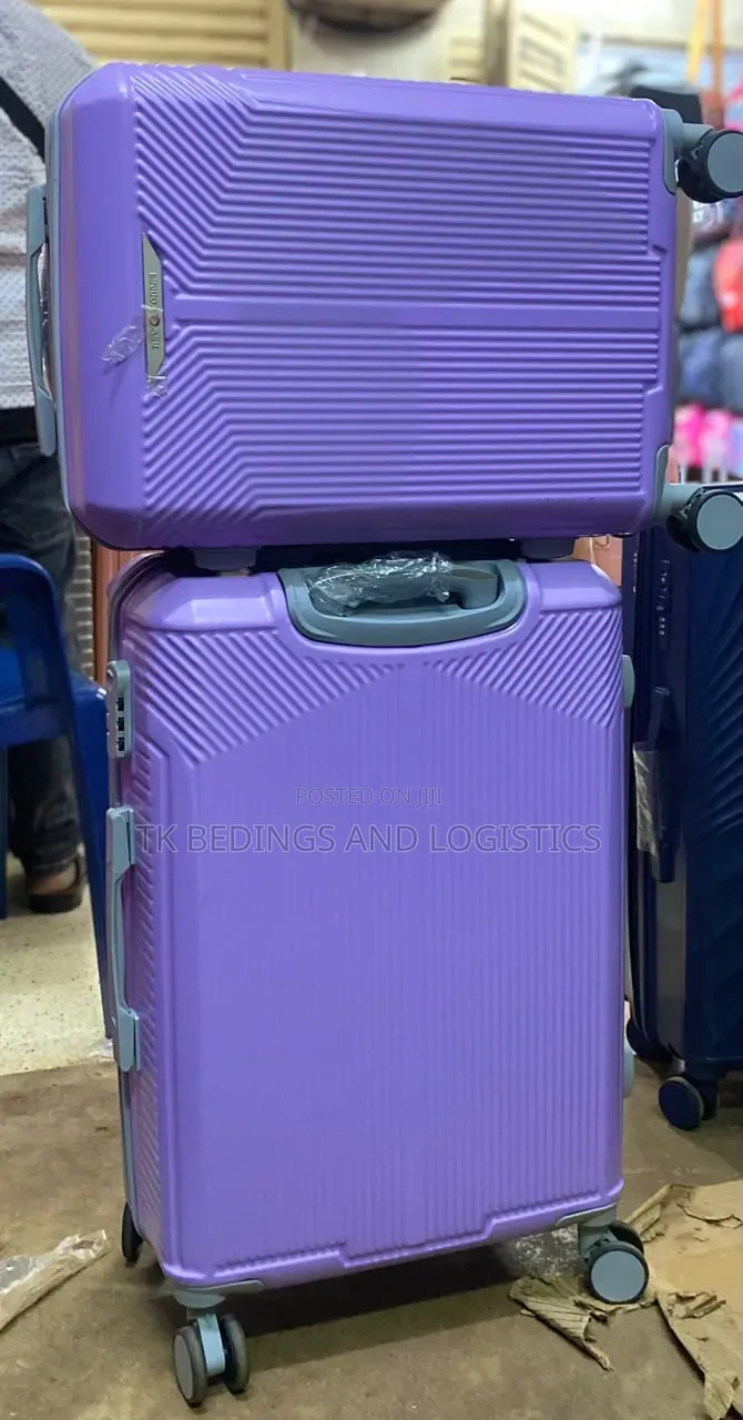 Stripped Locker Suit Case