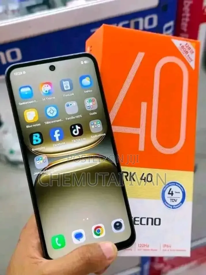 New Tecno Spark 40 256 GB Orange