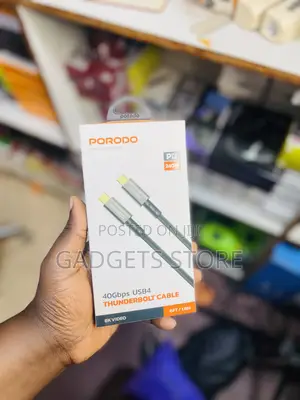 Porodo 40Gbps USB4 Thunderbolt Cable (6ft / 1.8m)