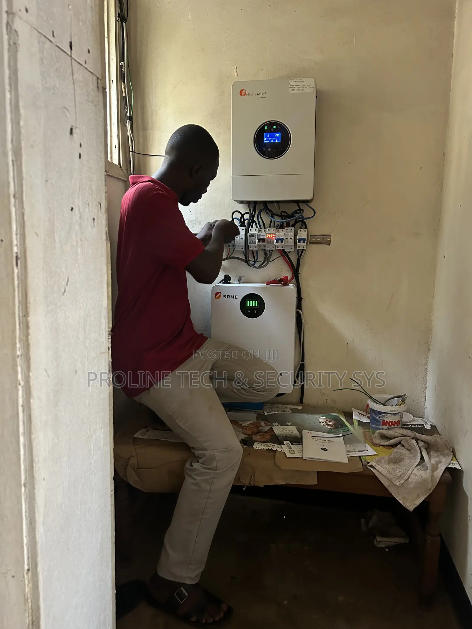 Hybrid Solar System Installation