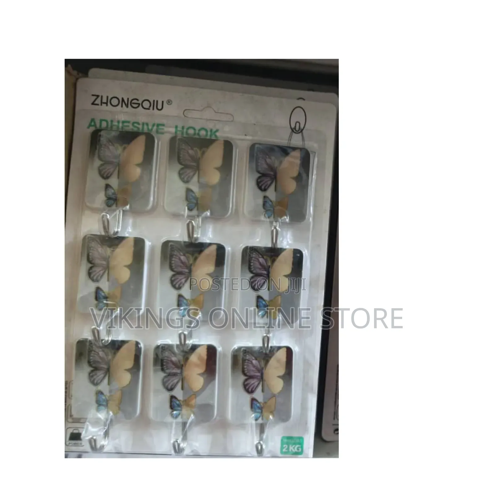 Pack of Self-Adhesive Wall Hooks
