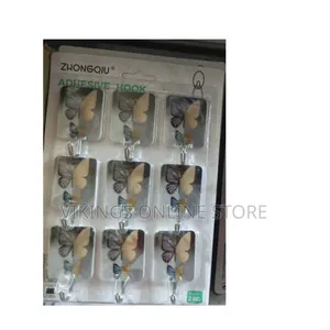 Pack of Self-Adhesive Wall Hooks