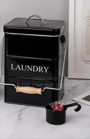 5L Retro Farmhouse Metal Laundry Detergent Containers
