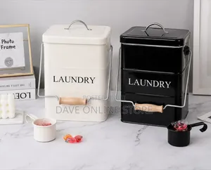 5L Retro Farmhouse Metal Laundry Detergent Containers