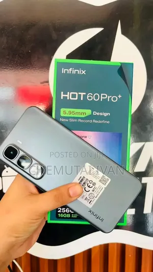 New Infinix Hot 60 Pro+ 256 GB Black