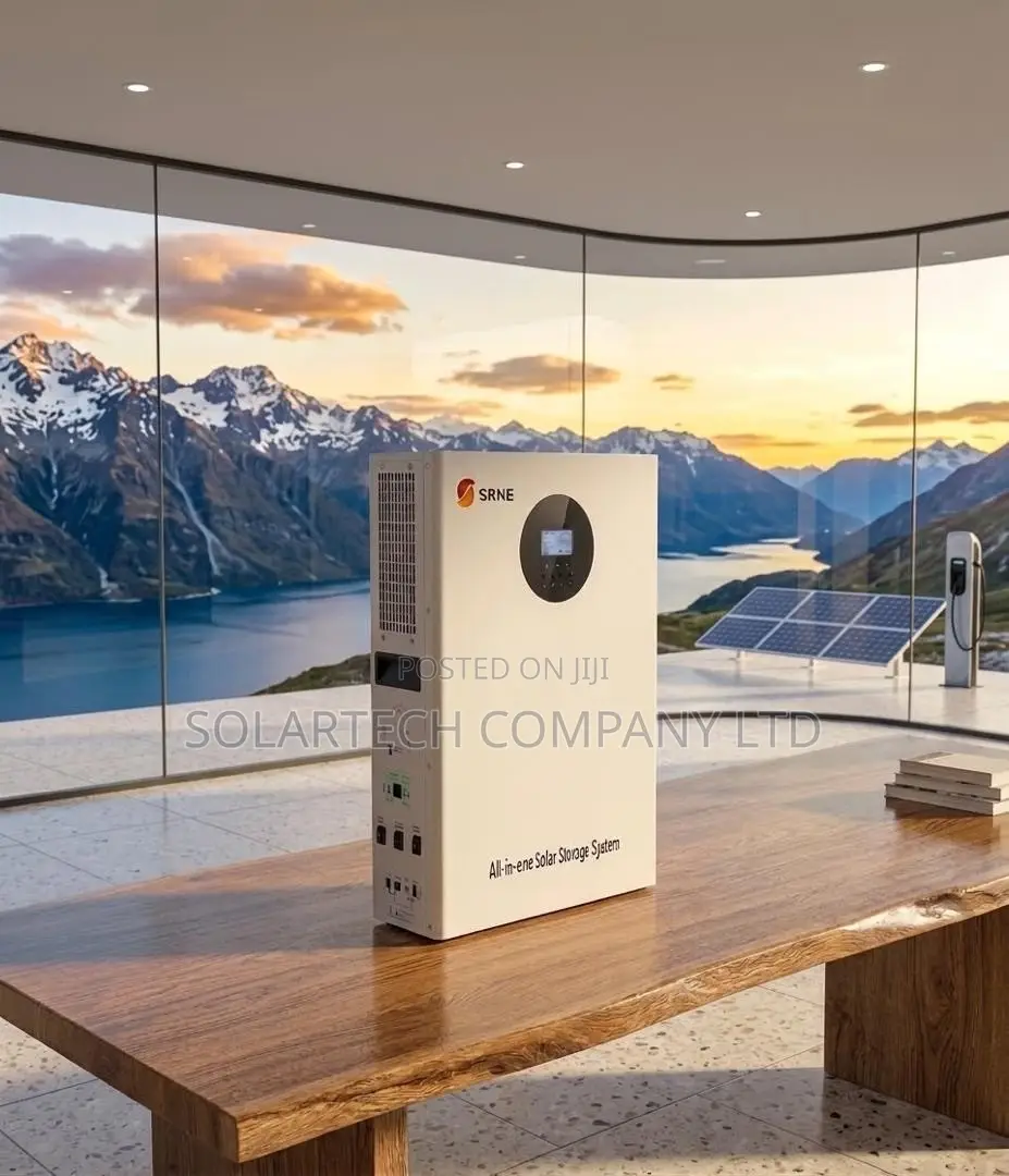 SRNE 3KW All in One Solar System 2.56KWh LiFePO4 Battery Power Station