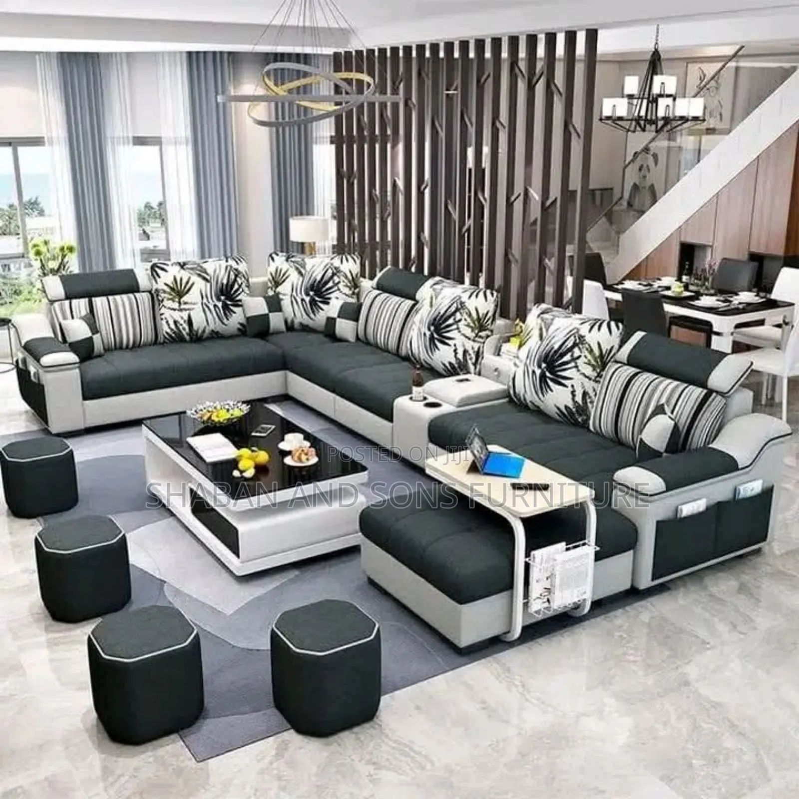 U Shape Sofa Couch 11 Seaters