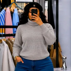 Pull Neck Sweater Shirts for Ladies
