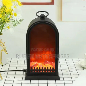 U - Shaped LED Fireplace Lantern 0