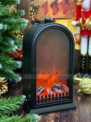 U - Shaped LED Fireplace Lantern 0