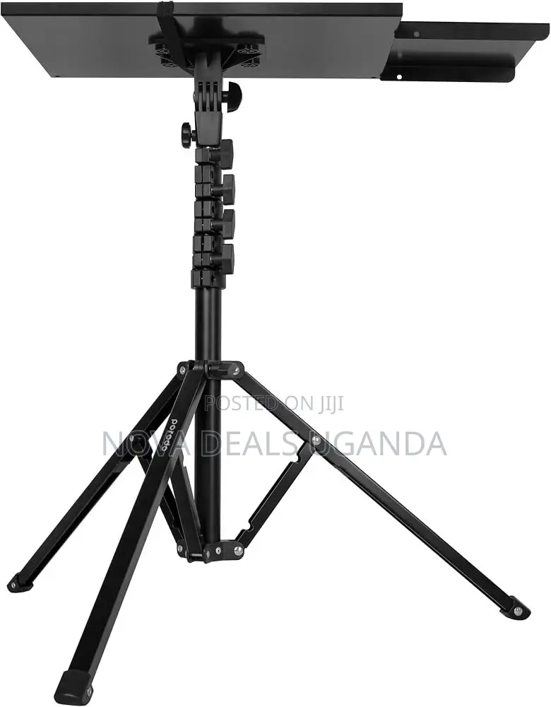 Porodo Multi-Function Stand Projector and Laptop, 360° Tray Rotation