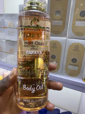 Gluta Gold Half Cast Oil With Papaya