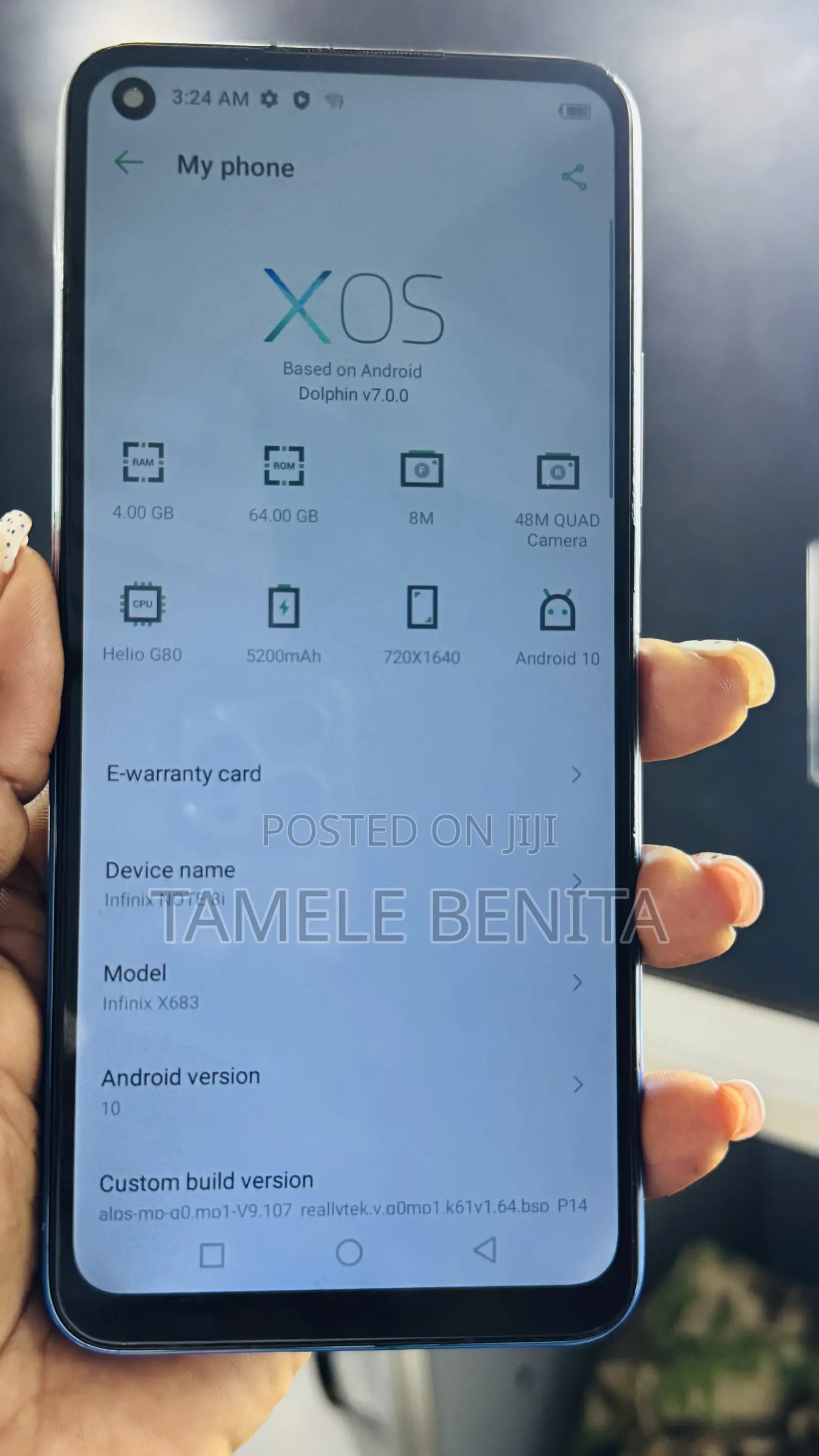 Infinix Note 8i 64 GB Blue
