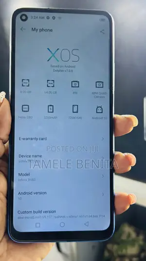 Infinix Note 8i 64 GB Blue