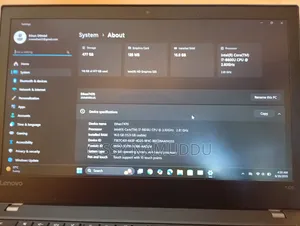 Laptop Lenovo ThinkPad T470s 16GB Intel Core i7 HDD 512GB